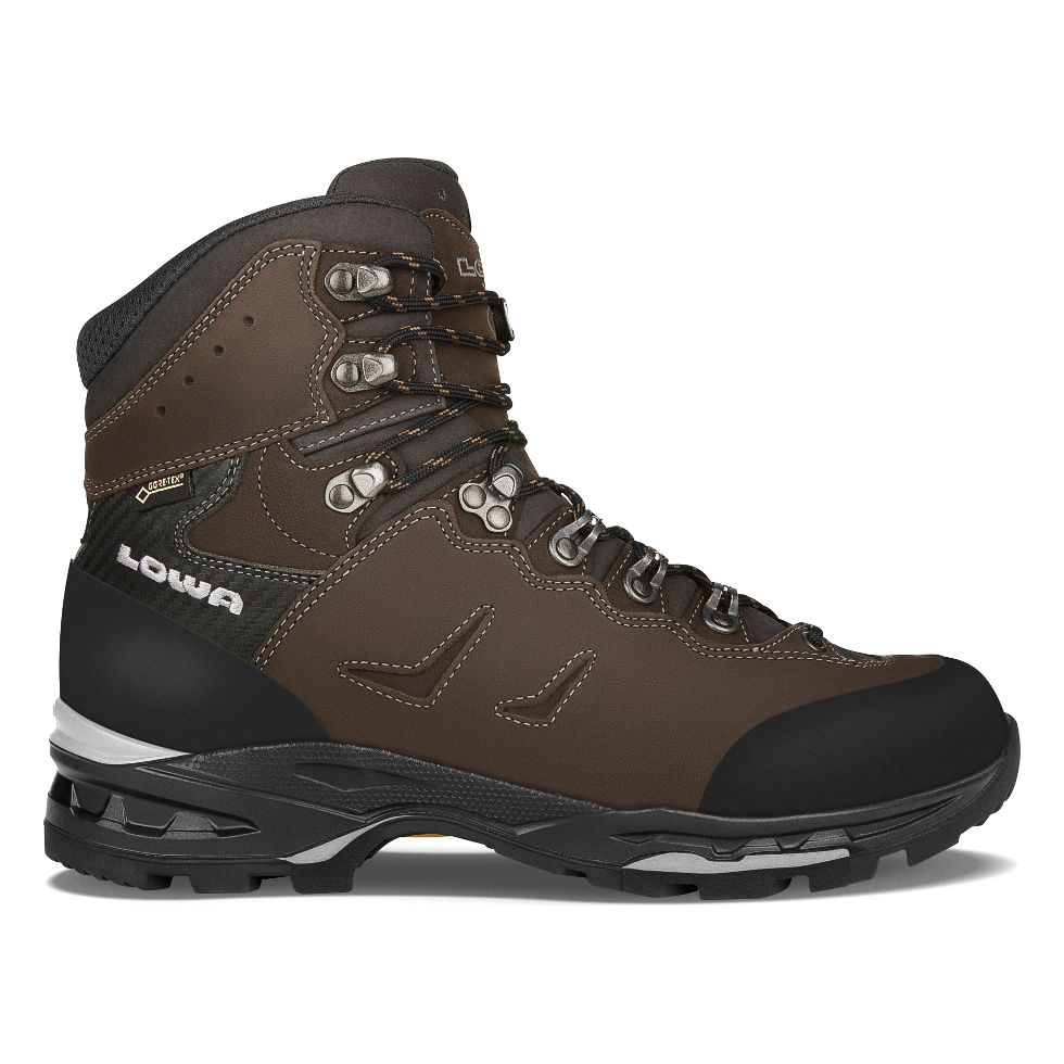 Scarponi Trekking Uomo Lowa Camino GTX Grigie Scuro/Nere GHCXJU-914